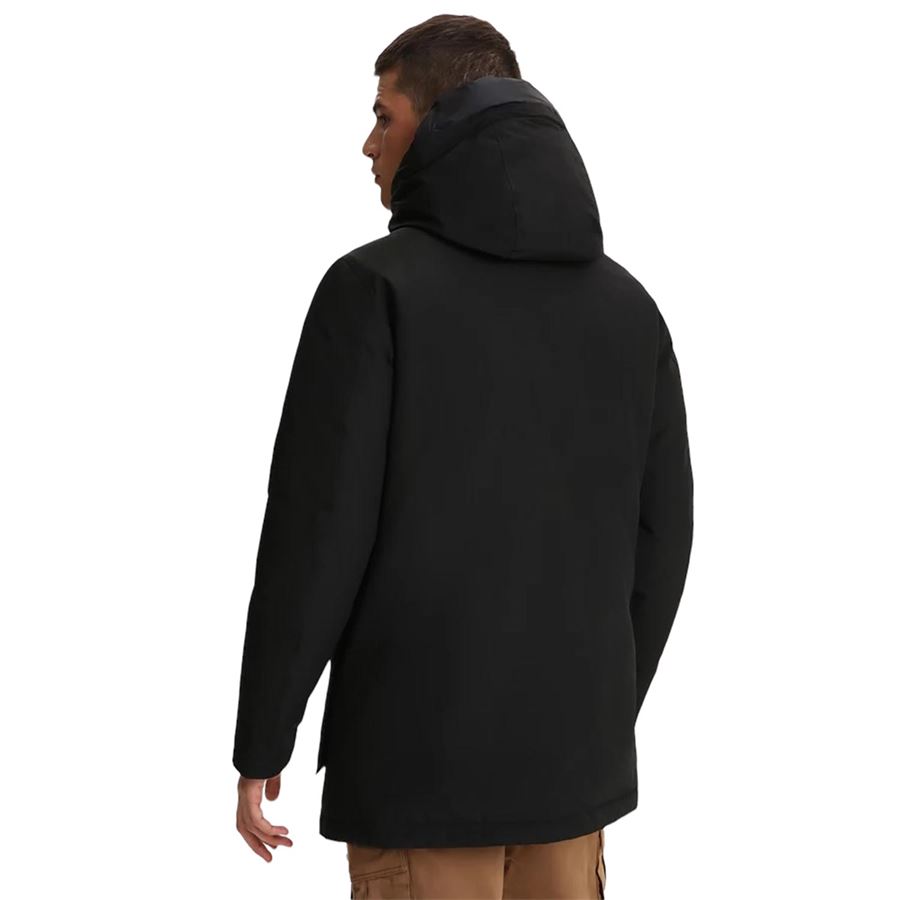 Arctic Parka in Ramar Cloth con pelliccia removibile Woolrich | CFWOOU0482BLK